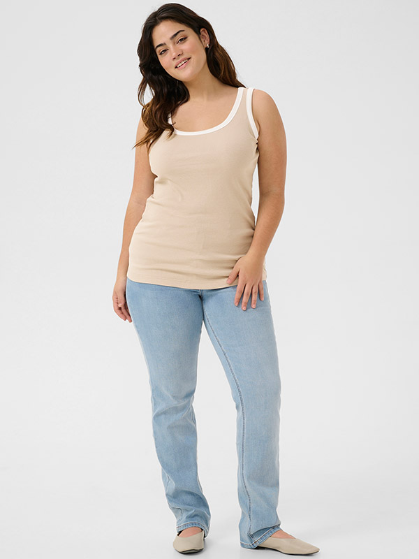 KCCARINA - Plus Size Toppi fra Kaffe Curve