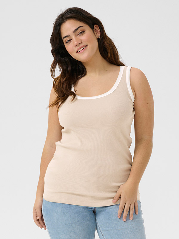 KCCARINA - Plus Size Toppi fra Kaffe Curve