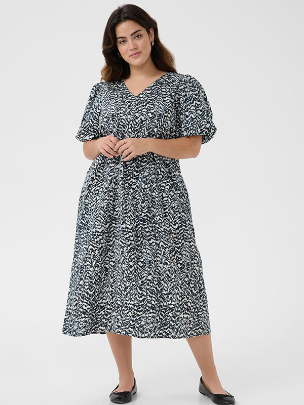 KCRAFIA - Plus Size Mekko fra Kaffe Curve