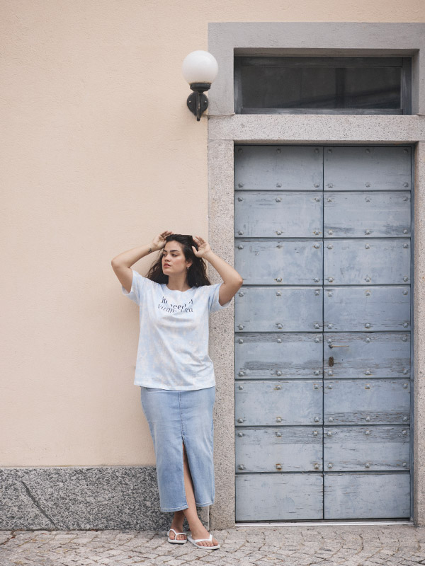 KCROXI - Plus Size T-paita fra Kaffe Curve