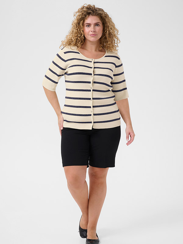 KCMORINA - Plus Size Neuletakki fra Kaffe Curve