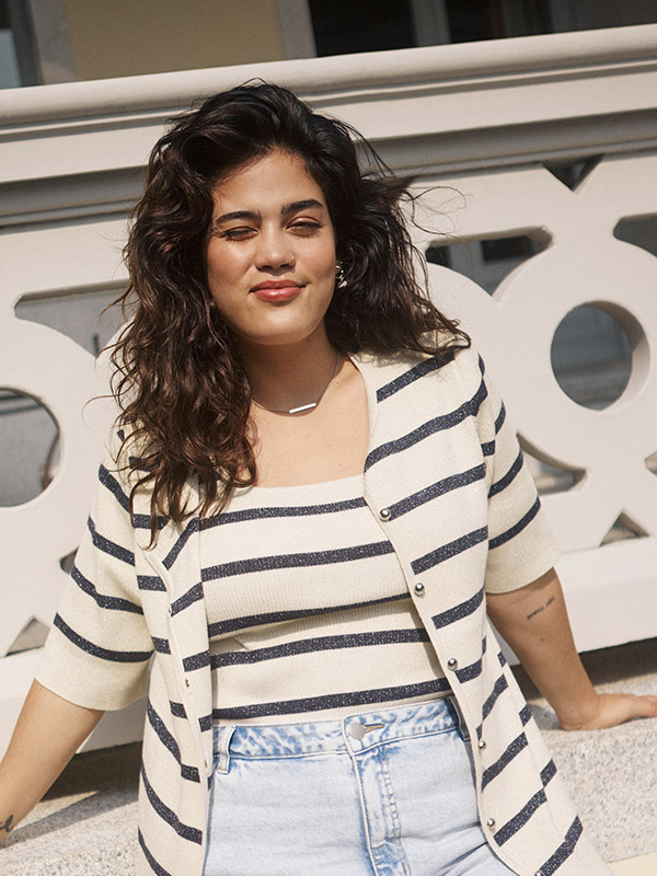 KCMORINA - Plus Size Toppi fra Kaffe Curve