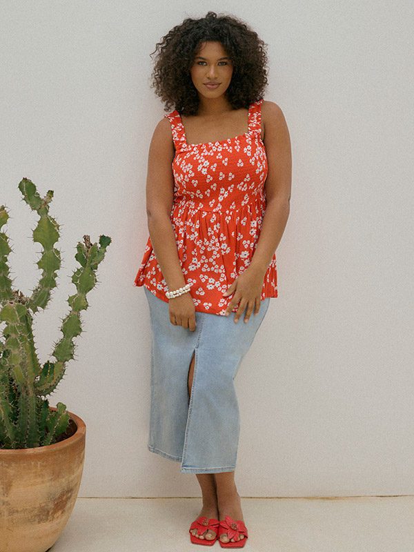 KCSINA - Plus Size Hame fra Kaffe Curve