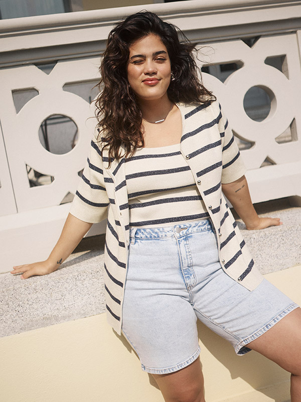 KCMAIA - Plus Size Shortsit fra Kaffe Curve