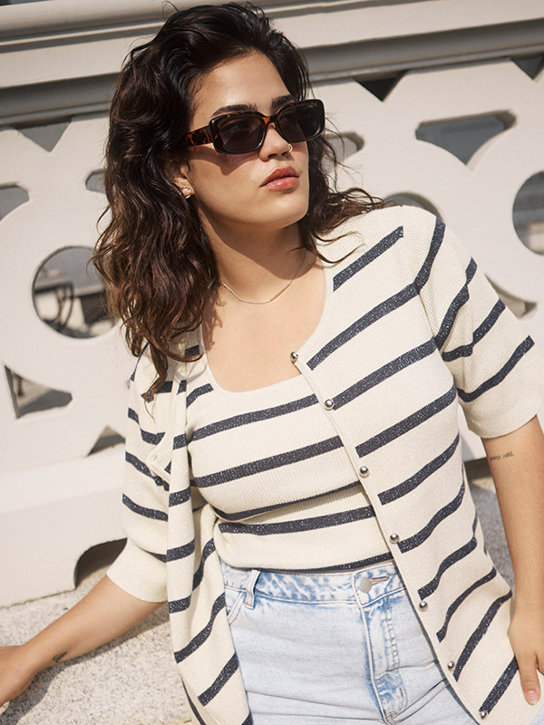KCMAIA - Plus Size Shortsit fra Kaffe Curve