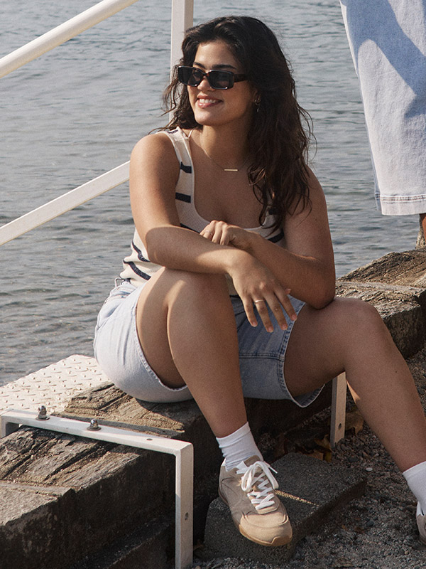 KCMAIA - Plus Size Shortsit fra Kaffe Curve