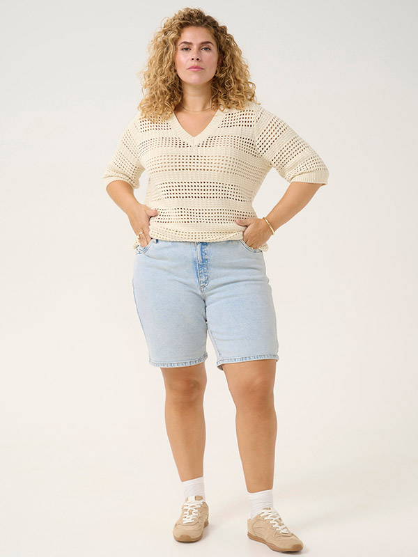 KCMAIA - Plus Size Shortsit fra Kaffe Curve