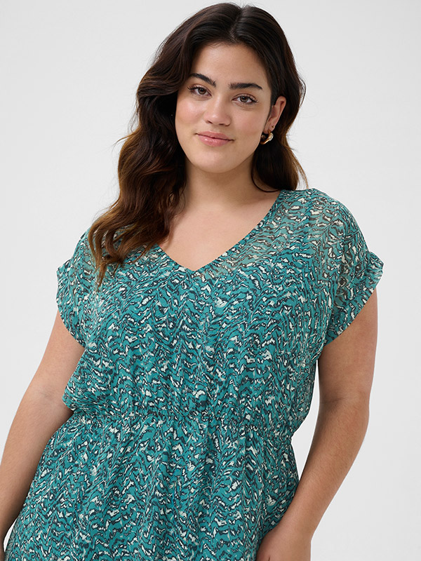 KCBELIA - Plus Size Mekko fra Kaffe Curve
