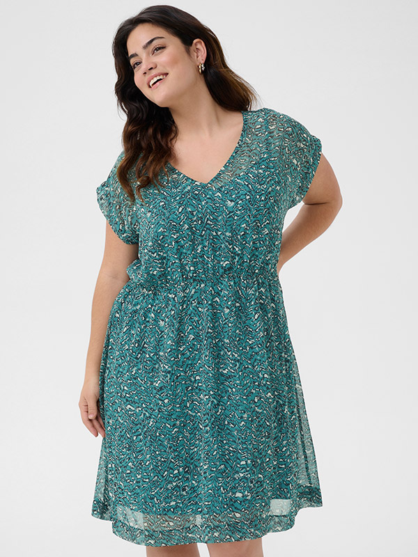 KCBELIA - Plus Size Mekko fra Kaffe Curve