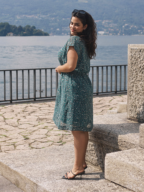 KCBELIA - Plus Size Mekko fra Kaffe Curve