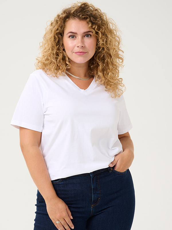 KCVALIA - Plus Size T-paita fra Kaffe Curve