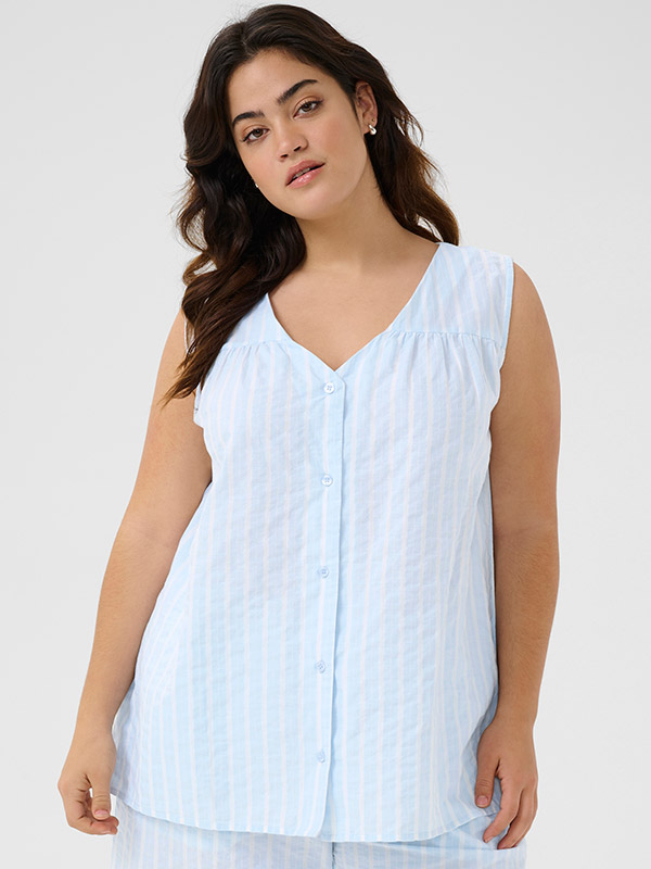 KCSIRA - Plus Size Toppi fra Kaffe Curve