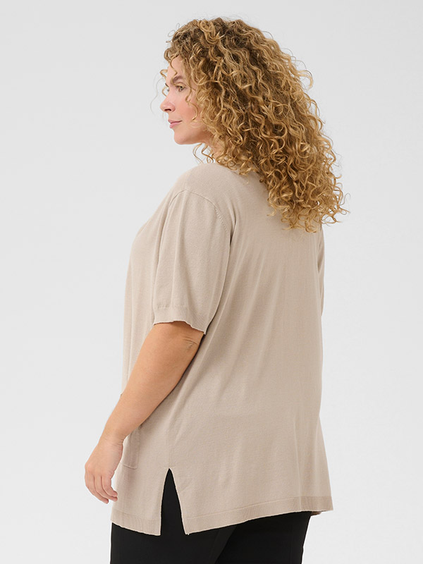 KCFARSIA - Plus Size Neuletakki fra Kaffe Curve