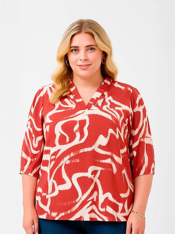 KCMAREN - Plus Size Pusero fra Kaffe Curve