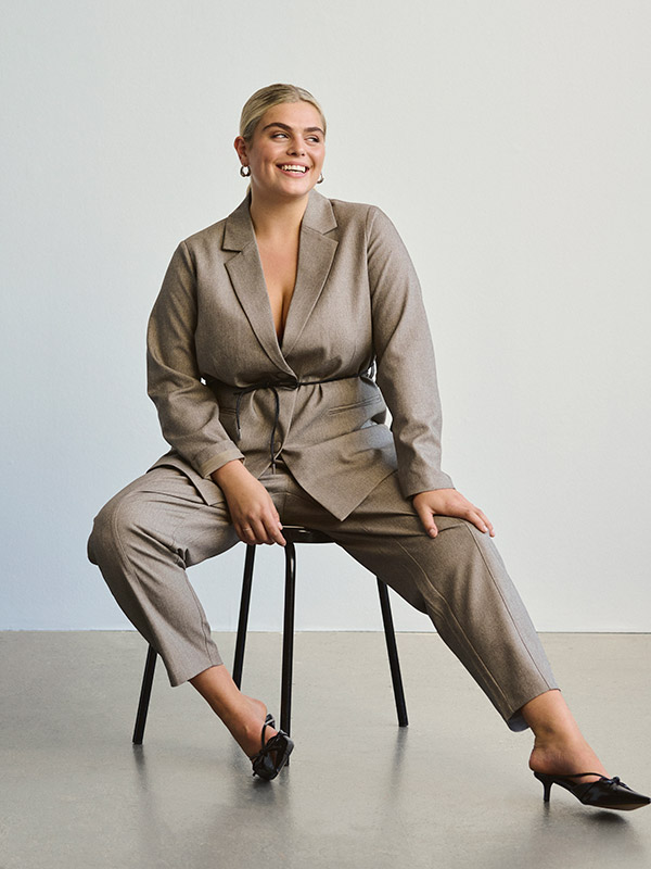 KCTILDA - Plus Size Bleiseri fra Kaffe Curve