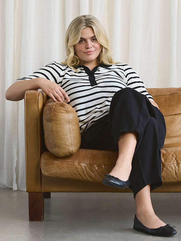 KCAMANA - Plus Size Pusero fra Kaffe Curve
