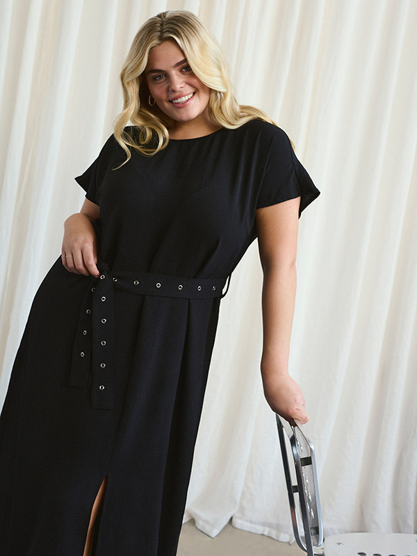 KCTENNA - Plus Size Mekko fra Kaffe Curve