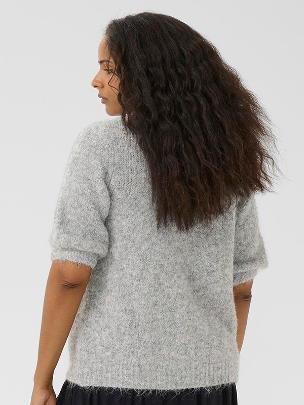 KCEMILIA - Plus Size Neuletakki fra Kaffe Curve