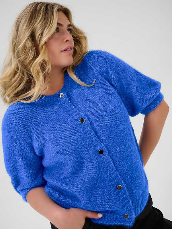 KCEMILIA - Plus Size Neuletakki fra Kaffe Curve