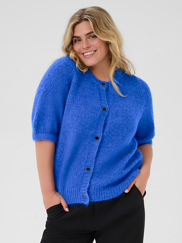 KCEMILIA - Plus Size Neuletakki fra Kaffe Curve