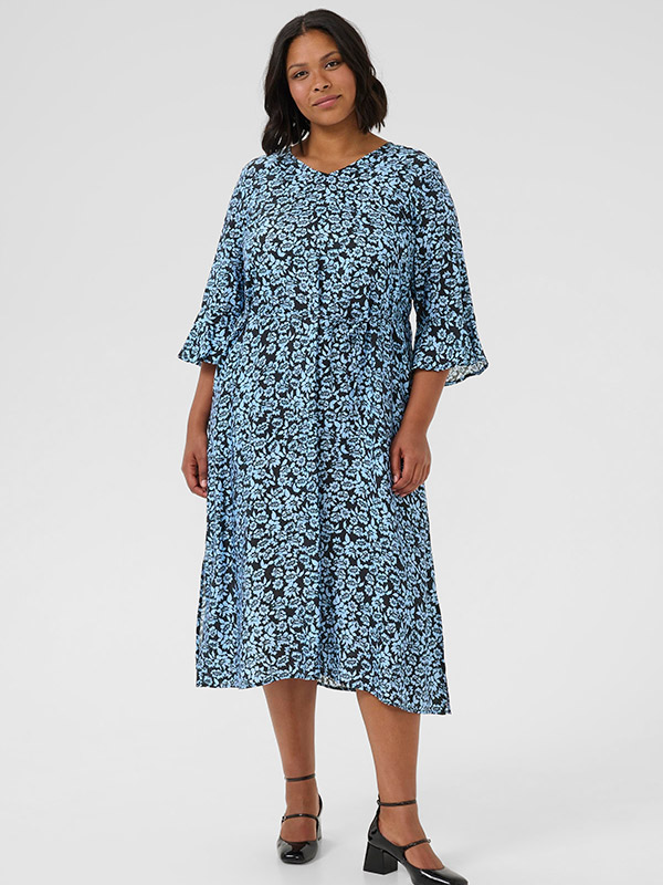 KCAMINA - Plus Size Mekko fra Kaffe Curve