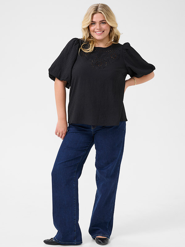 KCMELANA - Plus Size Pusero fra Kaffe Curve