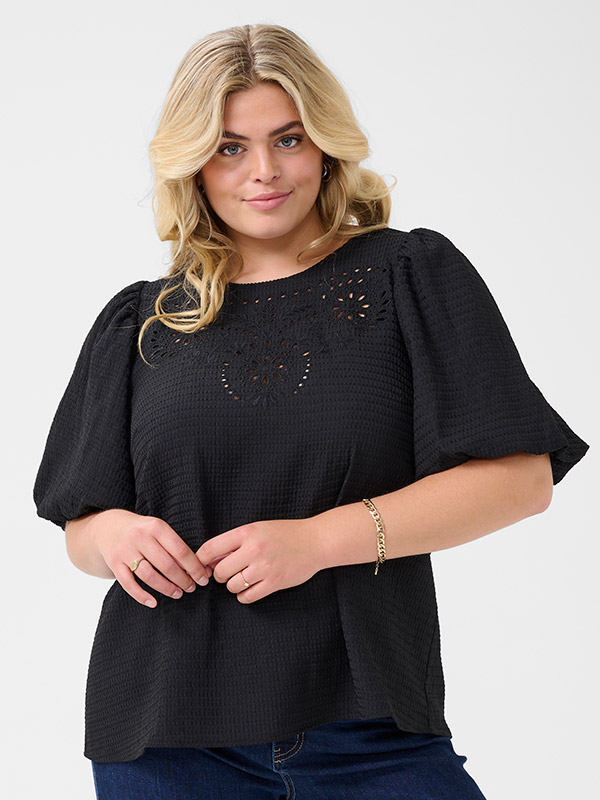 KCMELANA - Plus Size Pusero fra Kaffe Curve
