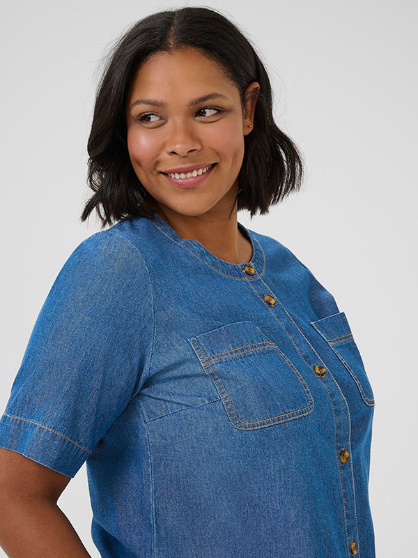 KCLOUISA - Plus Size Pusero fra Kaffe Curve