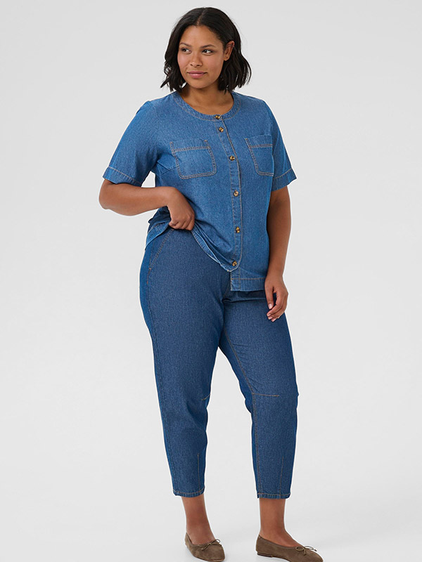 KCLOUISA - Plus Size Pusero fra Kaffe Curve