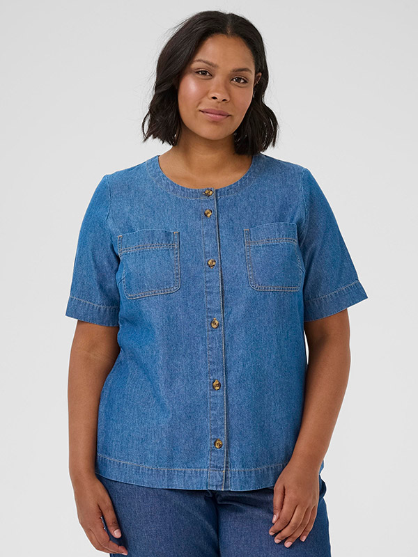 KCLOUISA - Plus Size Pusero fra Kaffe Curve