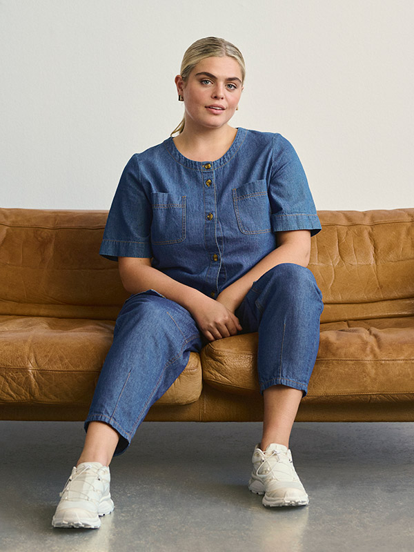 KCLOUISA - Plus Size Pusero fra Kaffe Curve