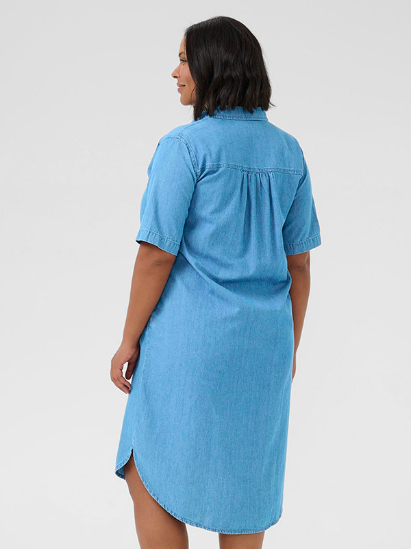 KCLOUISA - Plus Size Mekko fra Kaffe Curve