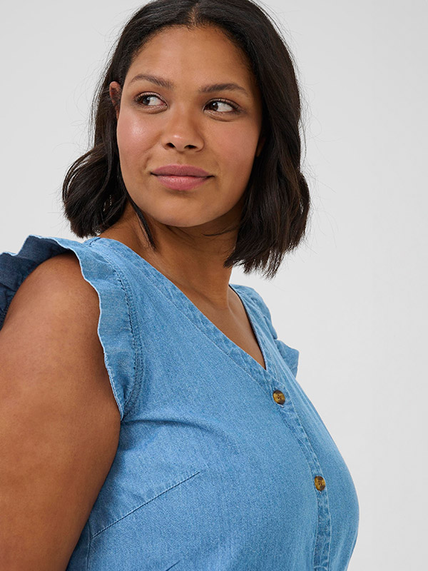 KCLOUISA - Plus Size Pusero fra Kaffe Curve