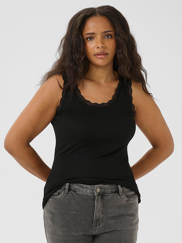 KCOMIA - Plus Size Toppi fra Kaffe Curve