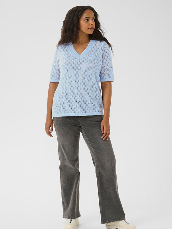 KCLOURA - Plus Size Villapaita fra Kaffe Curve