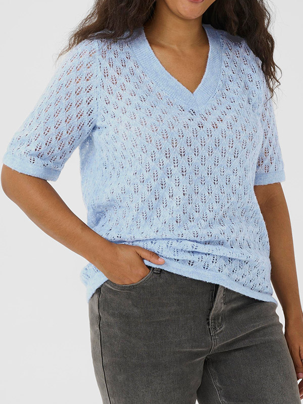KCLOURA - Plus Size Villapaita fra Kaffe Curve