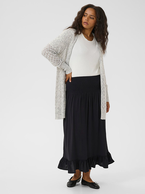 KCLOURA - Plus Size Neuletakki fra Kaffe Curve