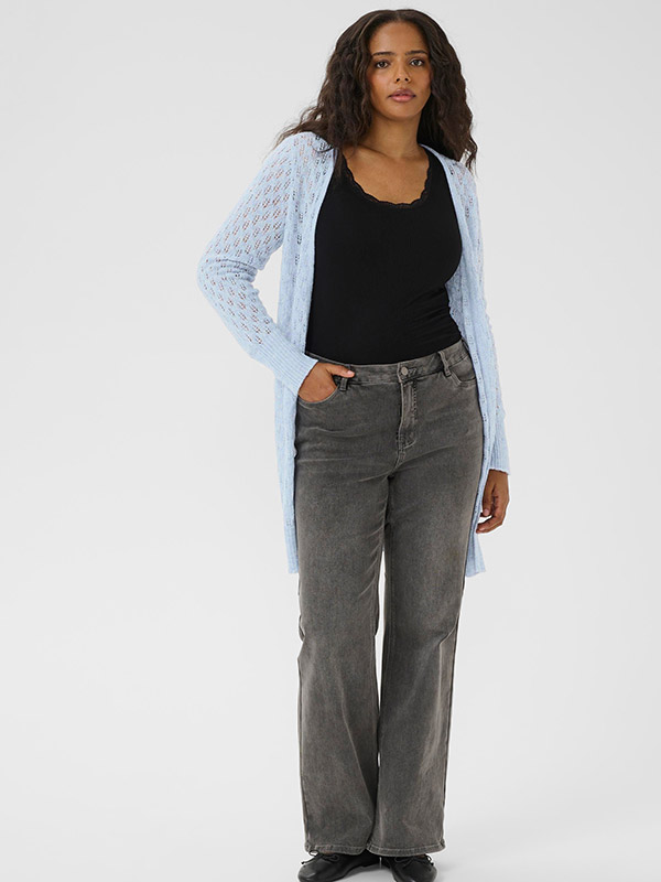 KCLOURA - Plus Size Neuletakki fra Kaffe Curve
