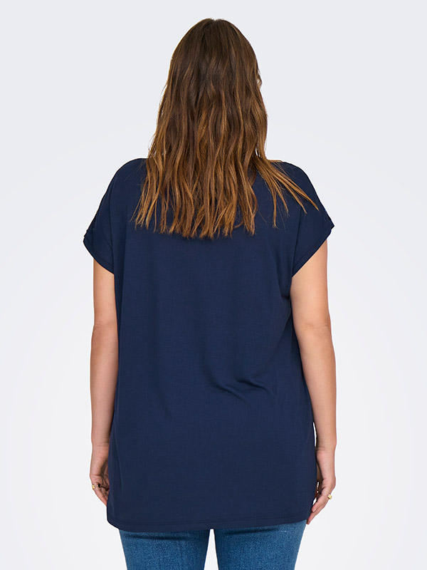 CARFLAKE - Plus Size T-paita fra Only Carmakoma