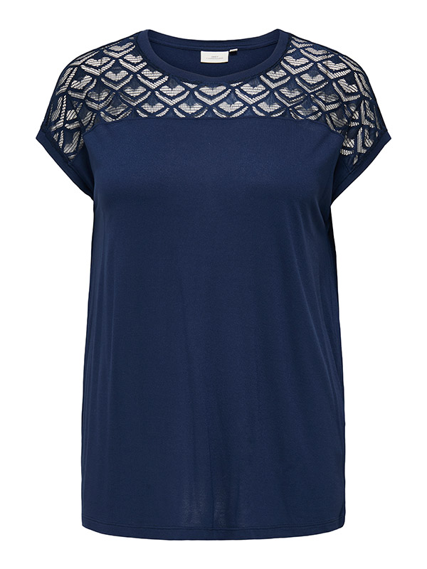 CARFLAKE - Plus Size T-paita fra Only Carmakoma