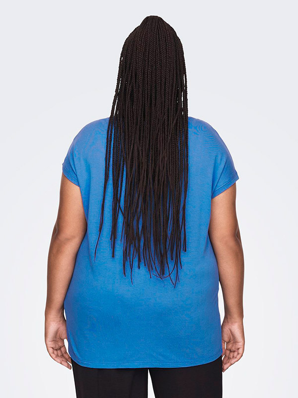 CARFLAKE - Plus Size T-paita fra Only Carmakoma