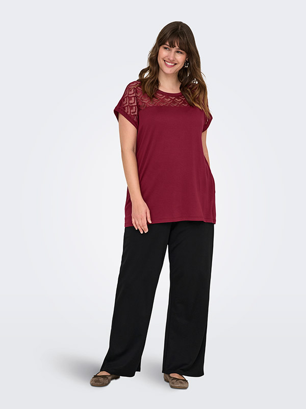 CARFLAKE - Plus Size T-paita fra Only Carmakoma