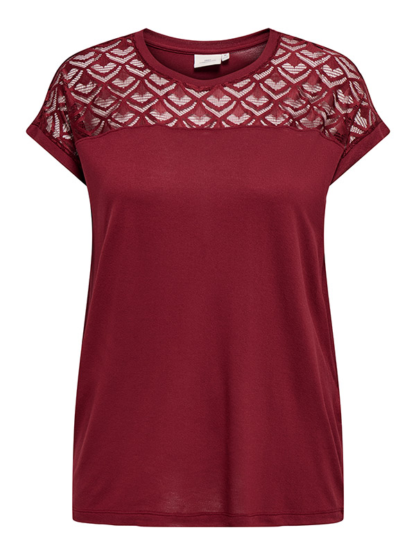 CARFLAKE - Plus Size T-paita fra Only Carmakoma