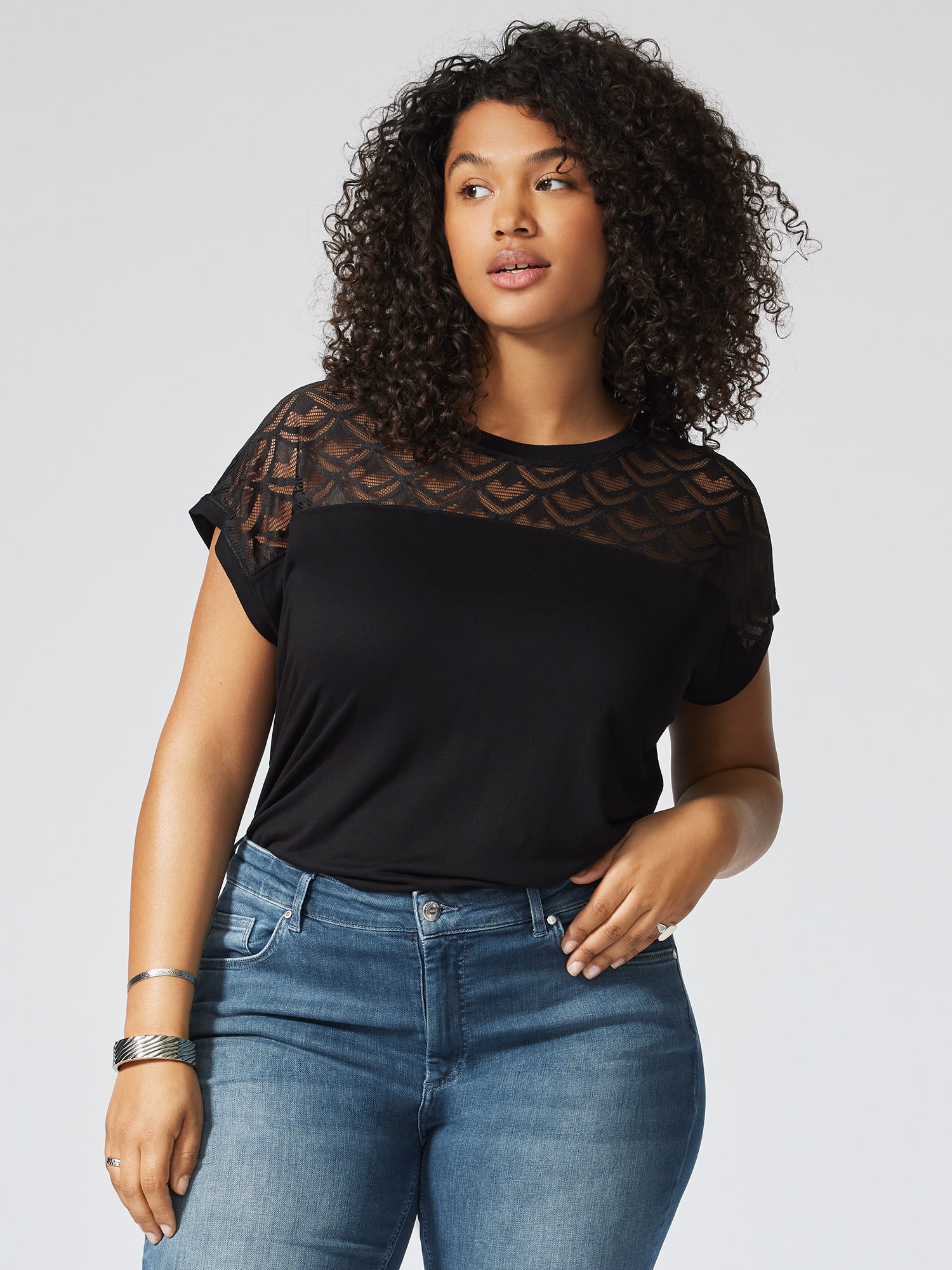 FLAKE  - Plus Size Pusero fra Only Carmakoma
