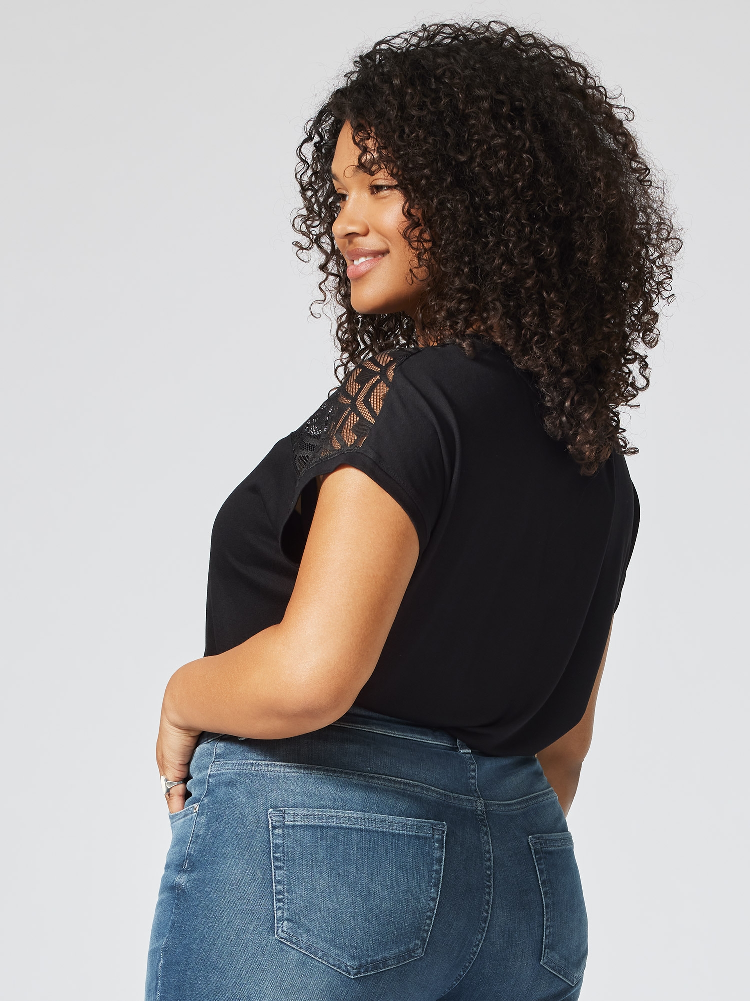 FLAKE  - Plus Size Pusero fra Only Carmakoma
