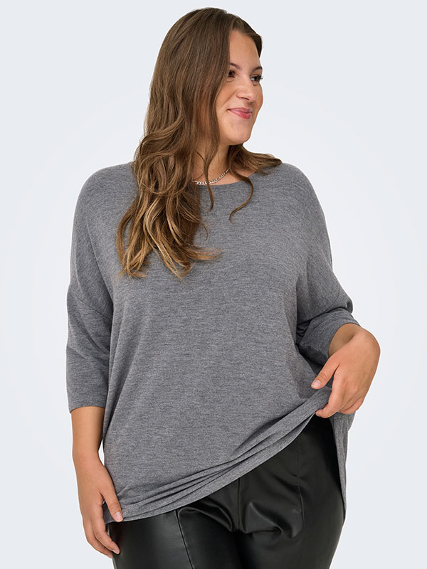 CARLAMOUR - Plus Size Villapaita fra Only Carmakoma