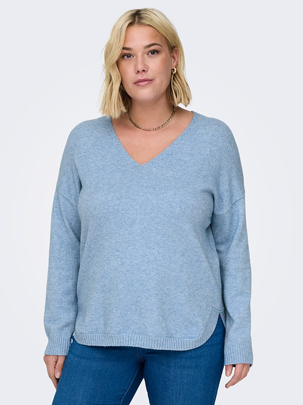 CARMARGARETA - Plus Size Villapaita fra Only Carmakoma