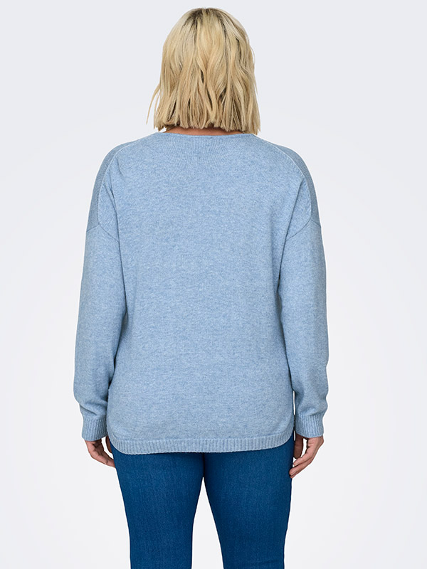 CARMARGARETA - Plus Size Villapaita fra Only Carmakoma