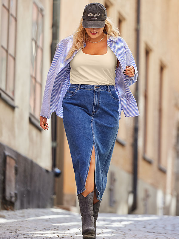 CAREA - Plus Size Toppi fra Only Carmakoma