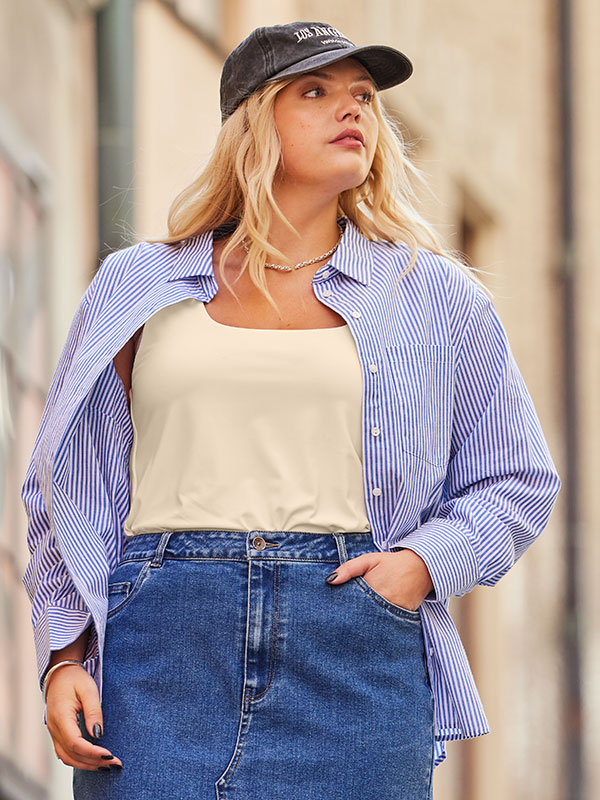 CAREA - Plus Size Toppi fra Only Carmakoma